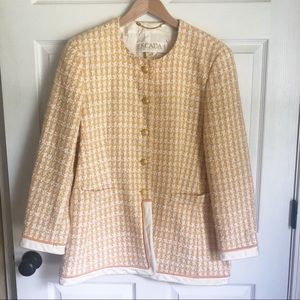 ESCADA Vintage Wool Blend Tweed Jacket